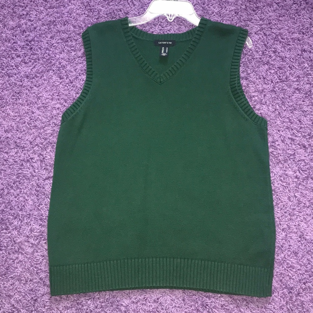 Hunter green sweater vest